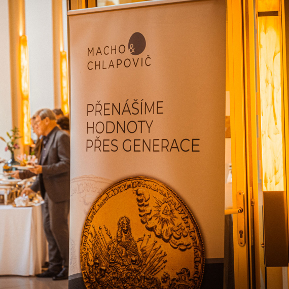 Prezentácia aukcie MACHO NUMISMATIC GALLERIES