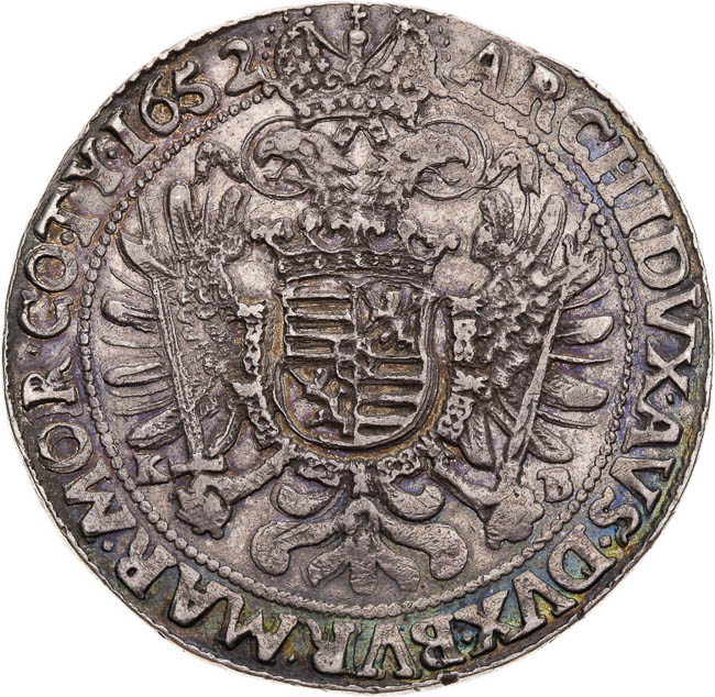 2 Thaler 1652 - back