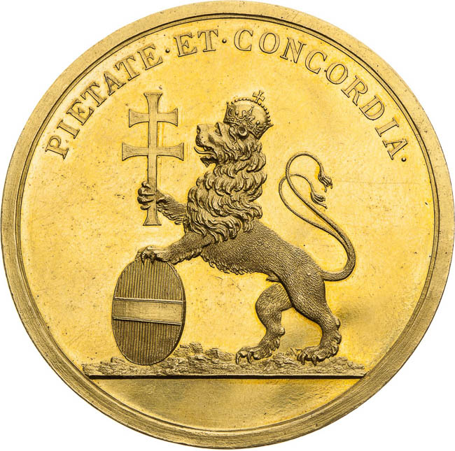 Medal (1790) - back