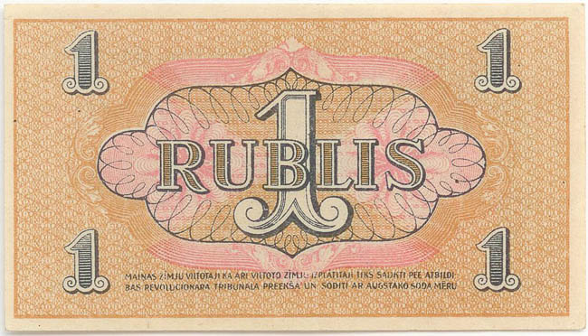 1 Rubel 1919 - avers