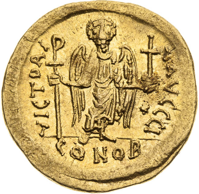 Solidus (527 - 565) - back