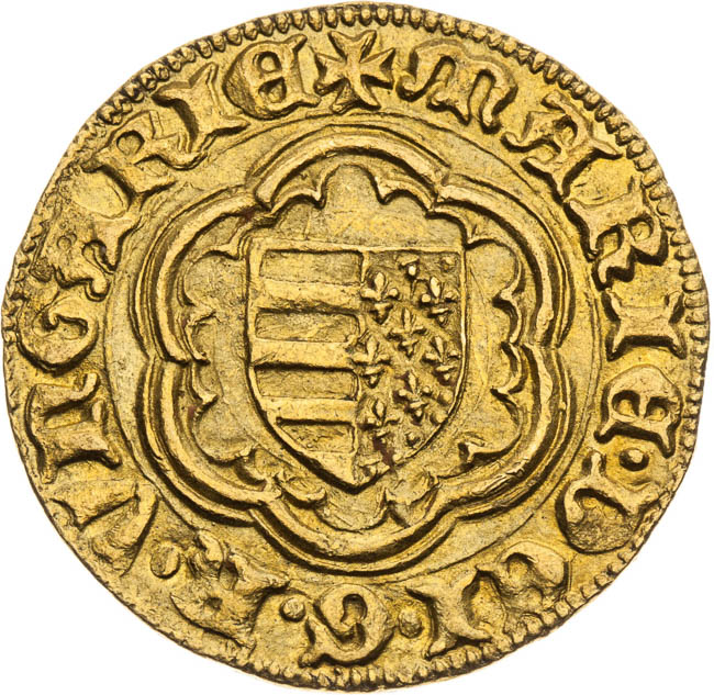 Dukát (1385) - avers