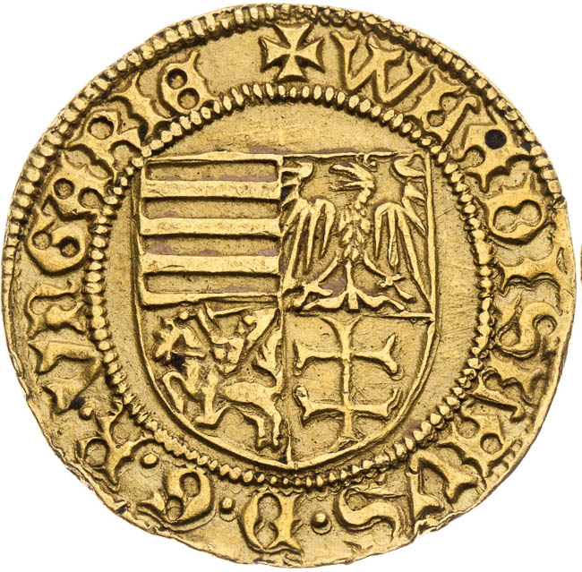 Dukát (1440 - 1441) - avers