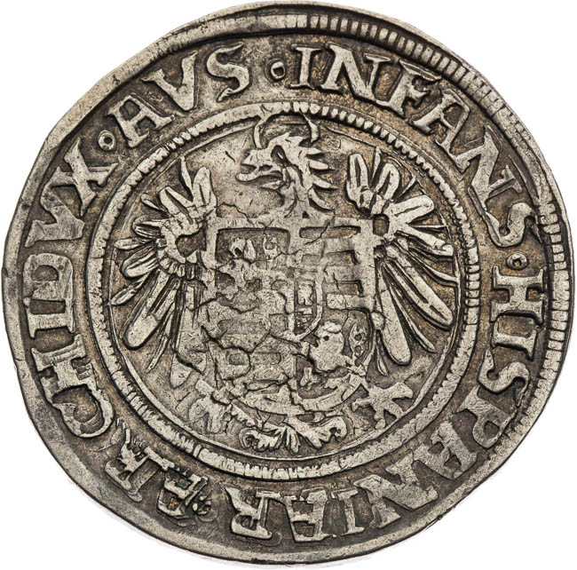 1/2 Thaler 1556 - back