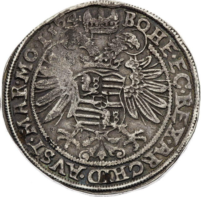 Thaler 1574 - back