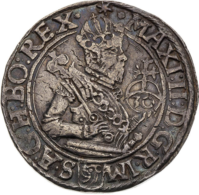 1/2 Thaler  (30 Kreutzer) 1571 - front