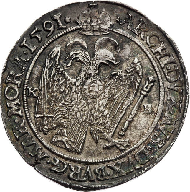 Thaler 1591 - back