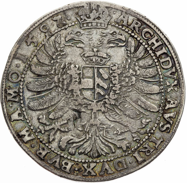 Thaler 1592 - back