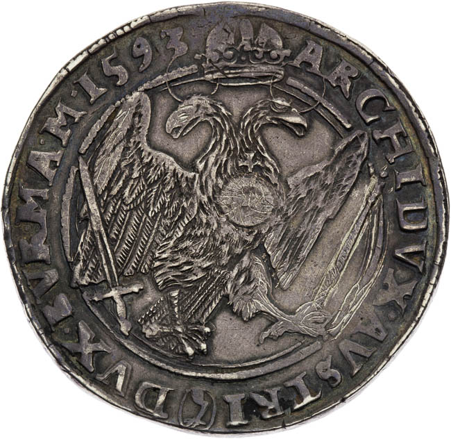 Thaler 1593 - back