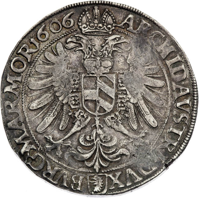 Thaler 1606 - back