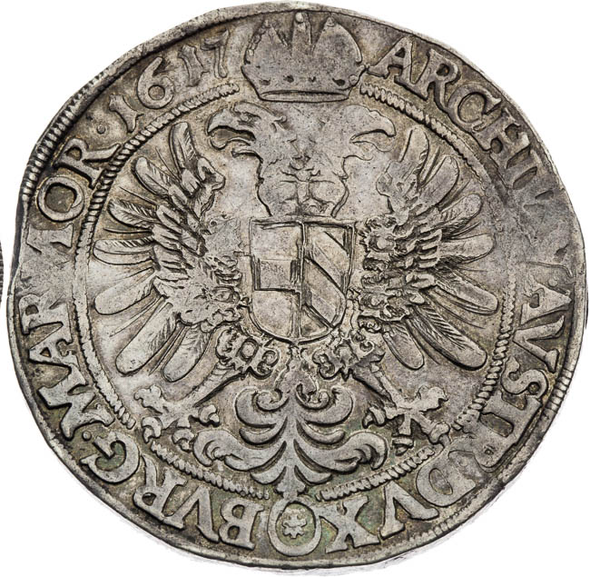 Thaler 1617 - back