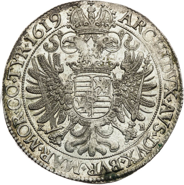 Thaler 1619 - back