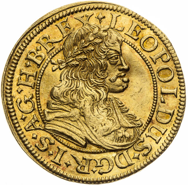 Dukát 1681 - avers