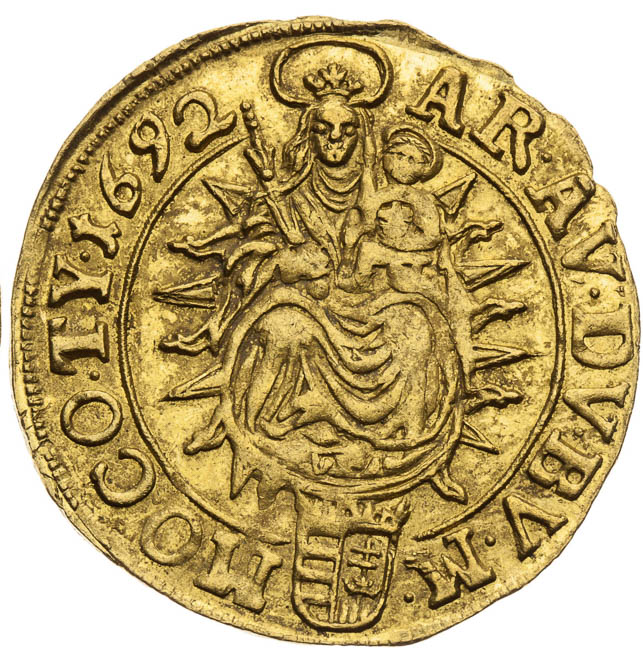 Dukát 1692 - revers
