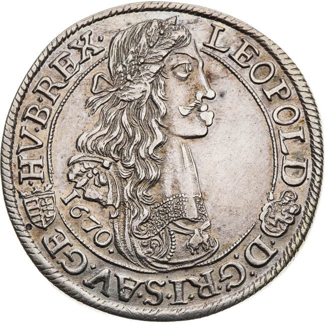 1/2 Thaler 1670 - front