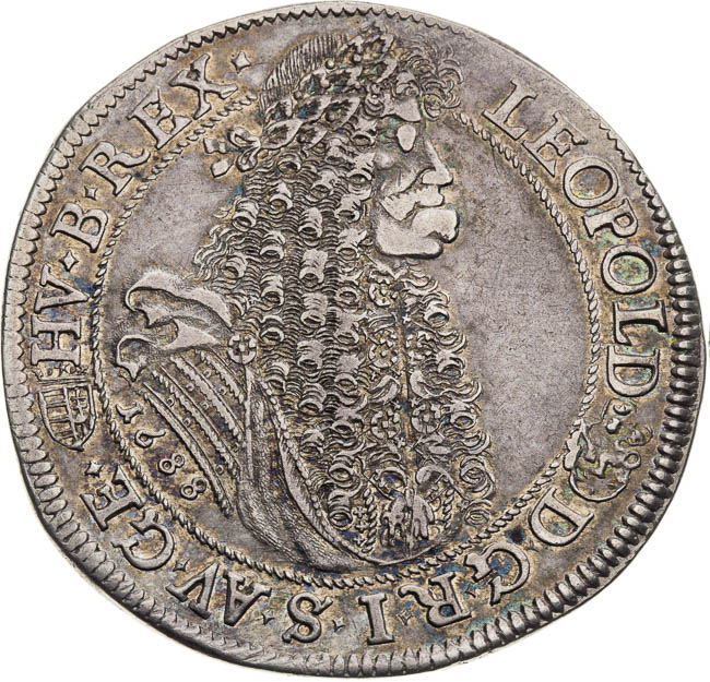 1/2 Thaler 1688 - front