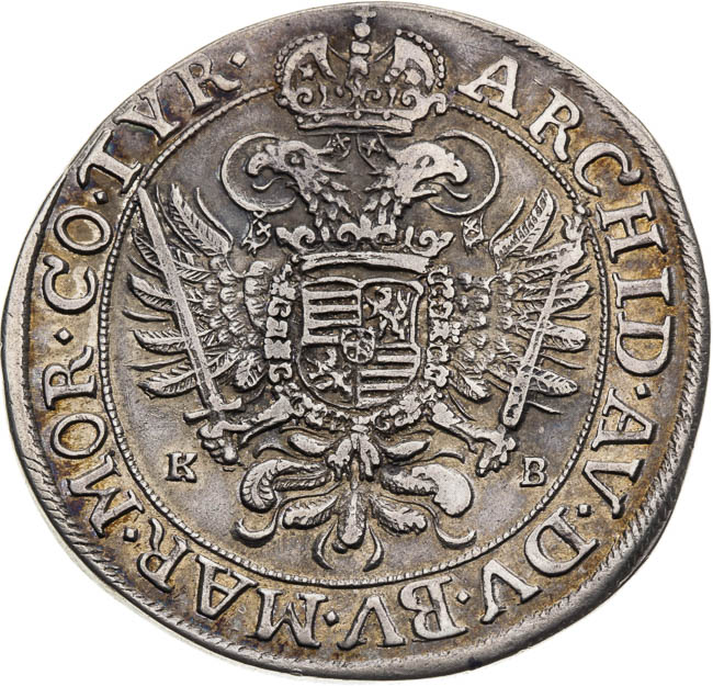 1/2 Thaler 1688 - back