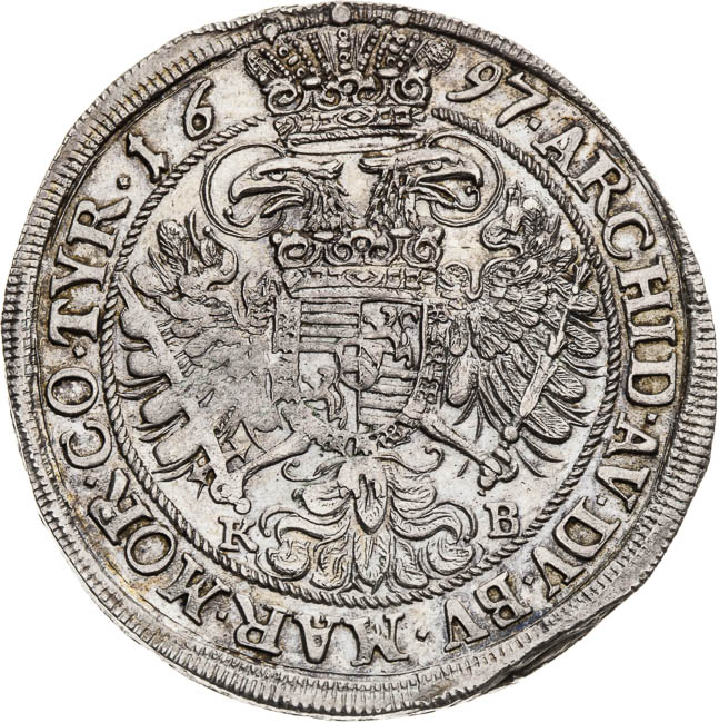 1/2 Tolar 1697 - revers