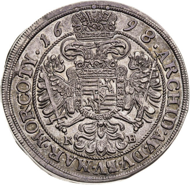 1/2 Tolar 1698 - revers
