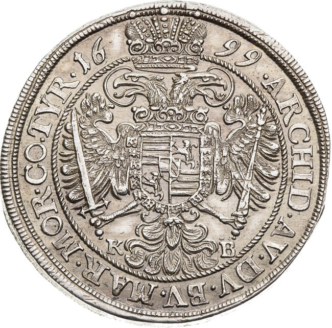 1/2 Tolar 1699 - revers