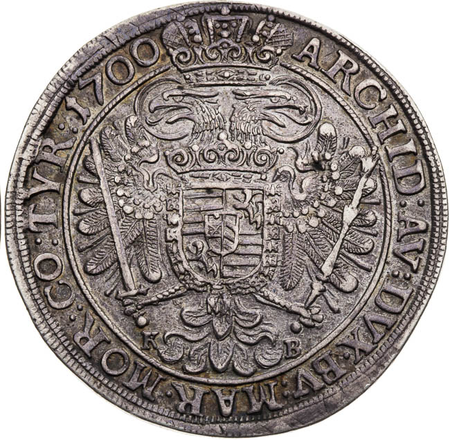 1/2 Tolar 1700 - revers