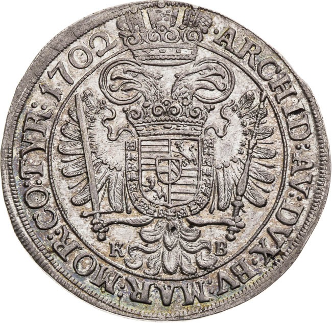 1/2 Tolar 1702 - revers