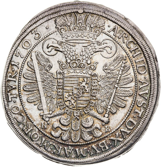 1/2 Tolar 1703 - revers