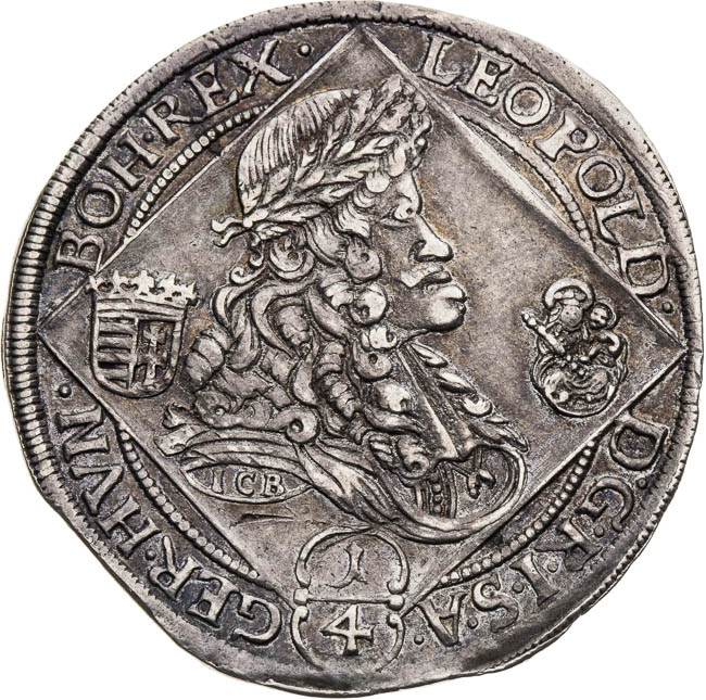 1/4 Thaler 1700 - front
