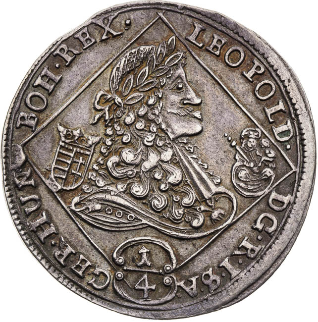 1/4 Thaler 1703 - front