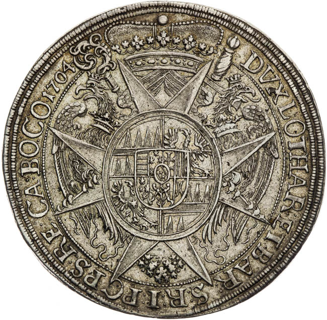 Thaler 1704 - back