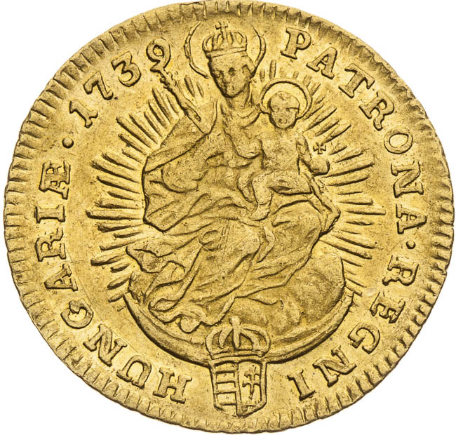Ducat 1739 - back