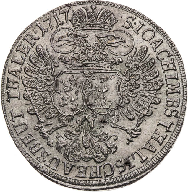 Thaler 1717 - back