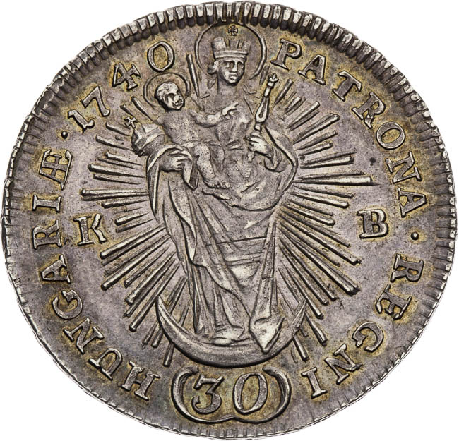 30 Kreutzer 1740 - back