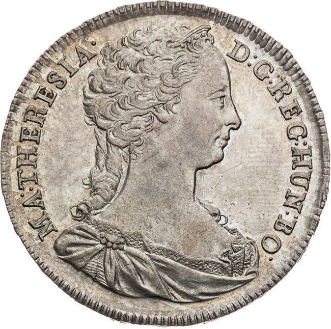 1/2 Thaler 1742 - front