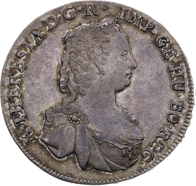 1/2 Thaler 1765 - front