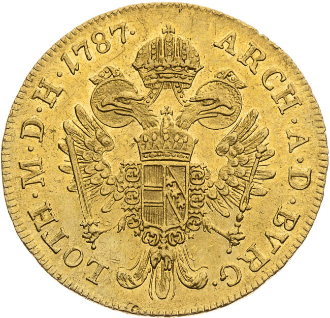 Ducat 1787 - back