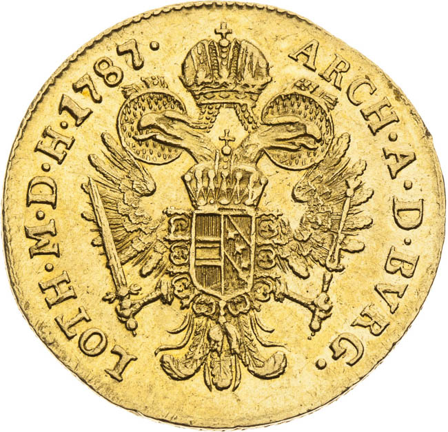 Ducat 1787 - back