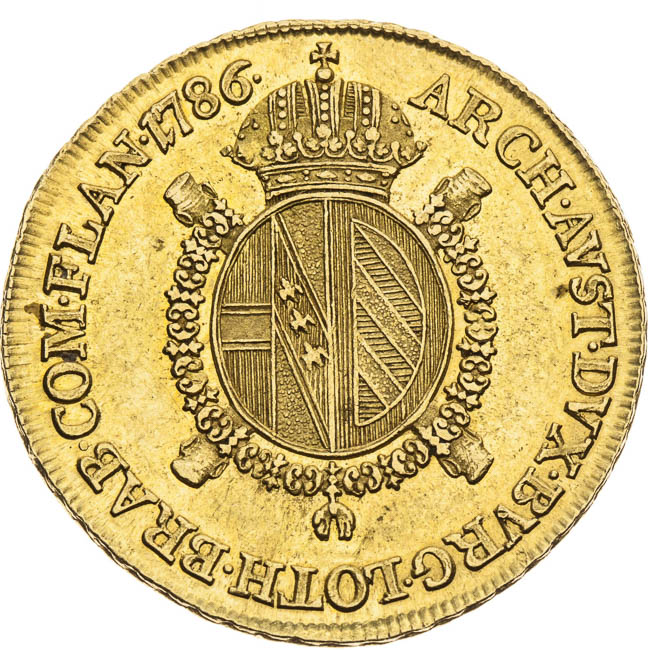 1/2 Sovereign d´Or 1786 - back