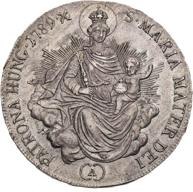 1/2 Thaler 1789 - back