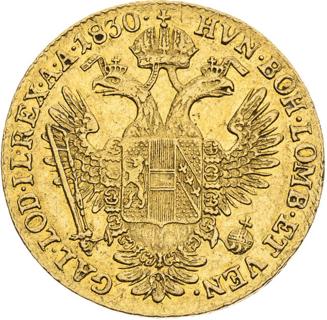 Ducat 1830 - back