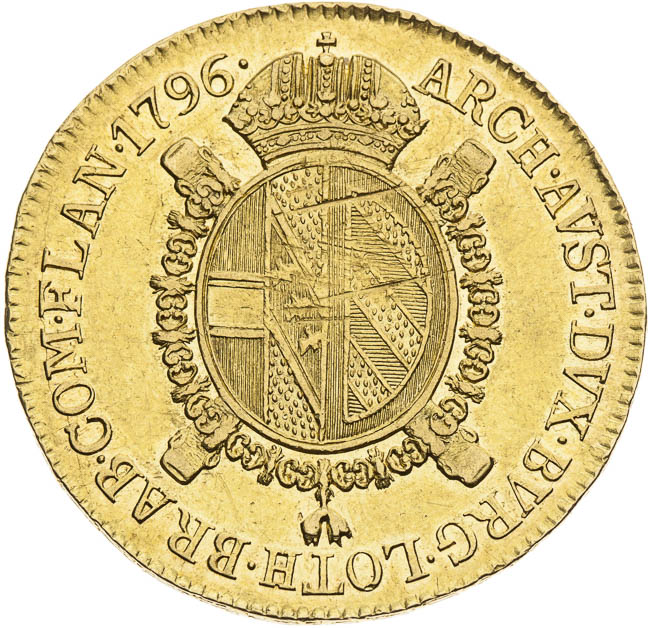 Sovereign d´Or 1796 - back