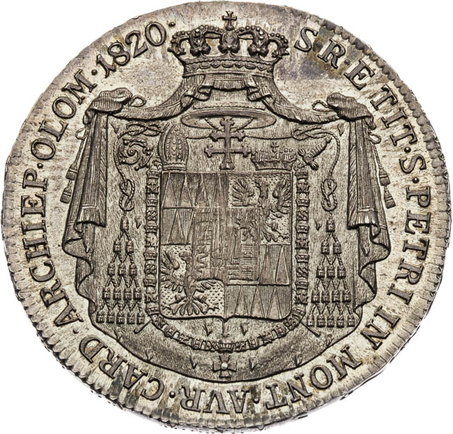 1/2 Thaler 1820 - back