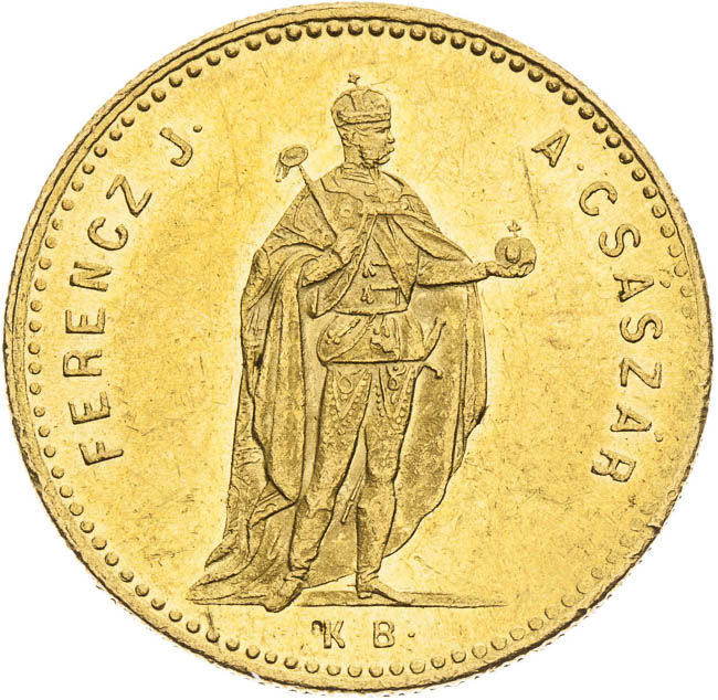 Ducat 1869 - front