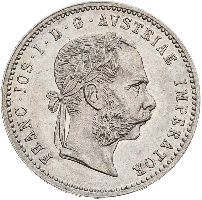 1/4 Gulden 1873 - front