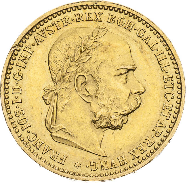 10 Corona 1896 - front
