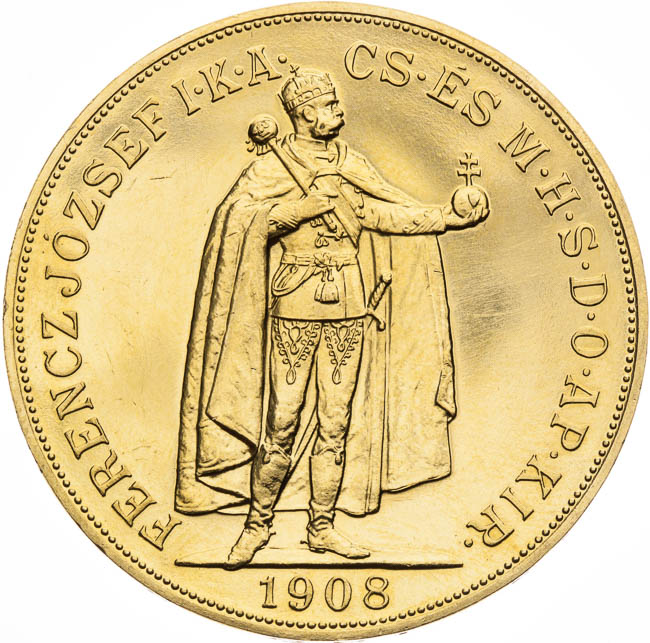 100 Corona 1908 - front