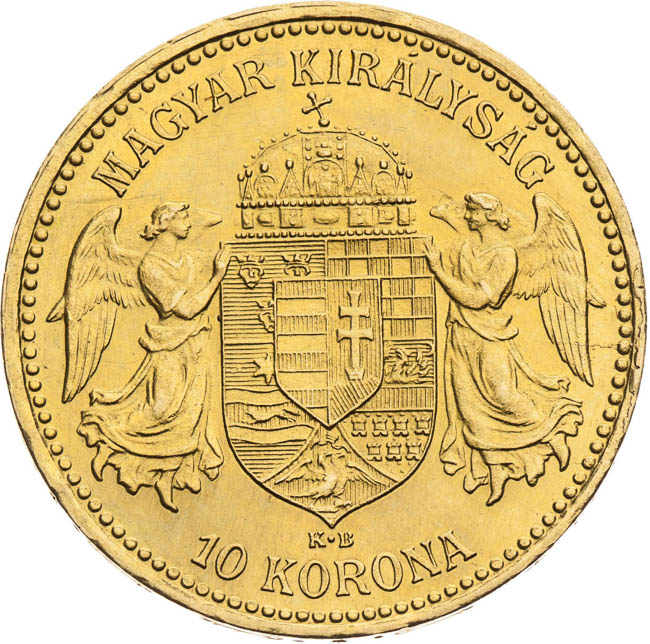 10 Corona 1893 - back