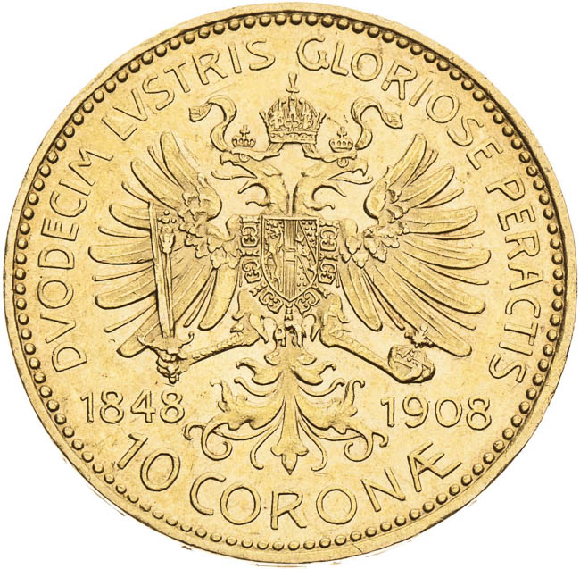 10 Corona 1908 - back