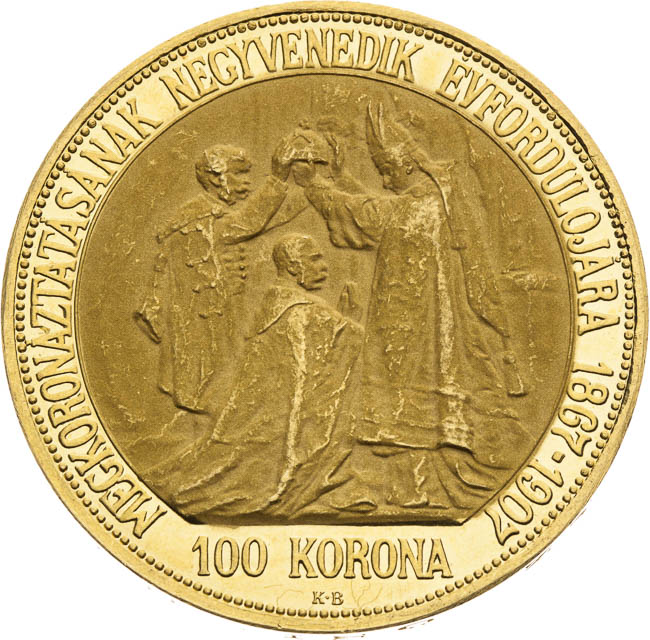 100 Corona 1907 - back