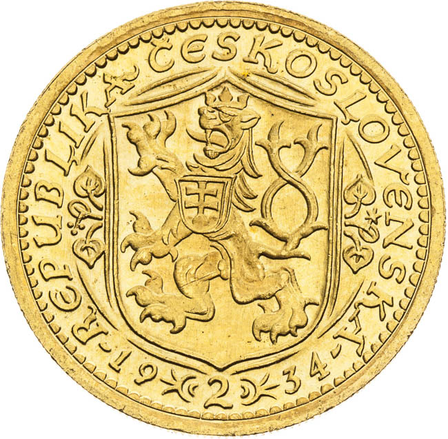 2 Ducats 1934 - front